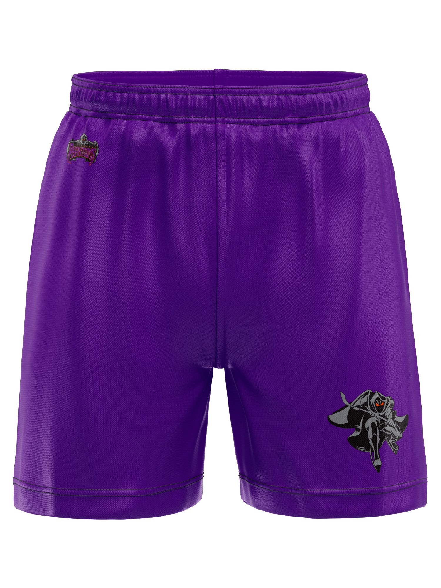 Pittsburgh Phantoms Hockey Shorts - 3D