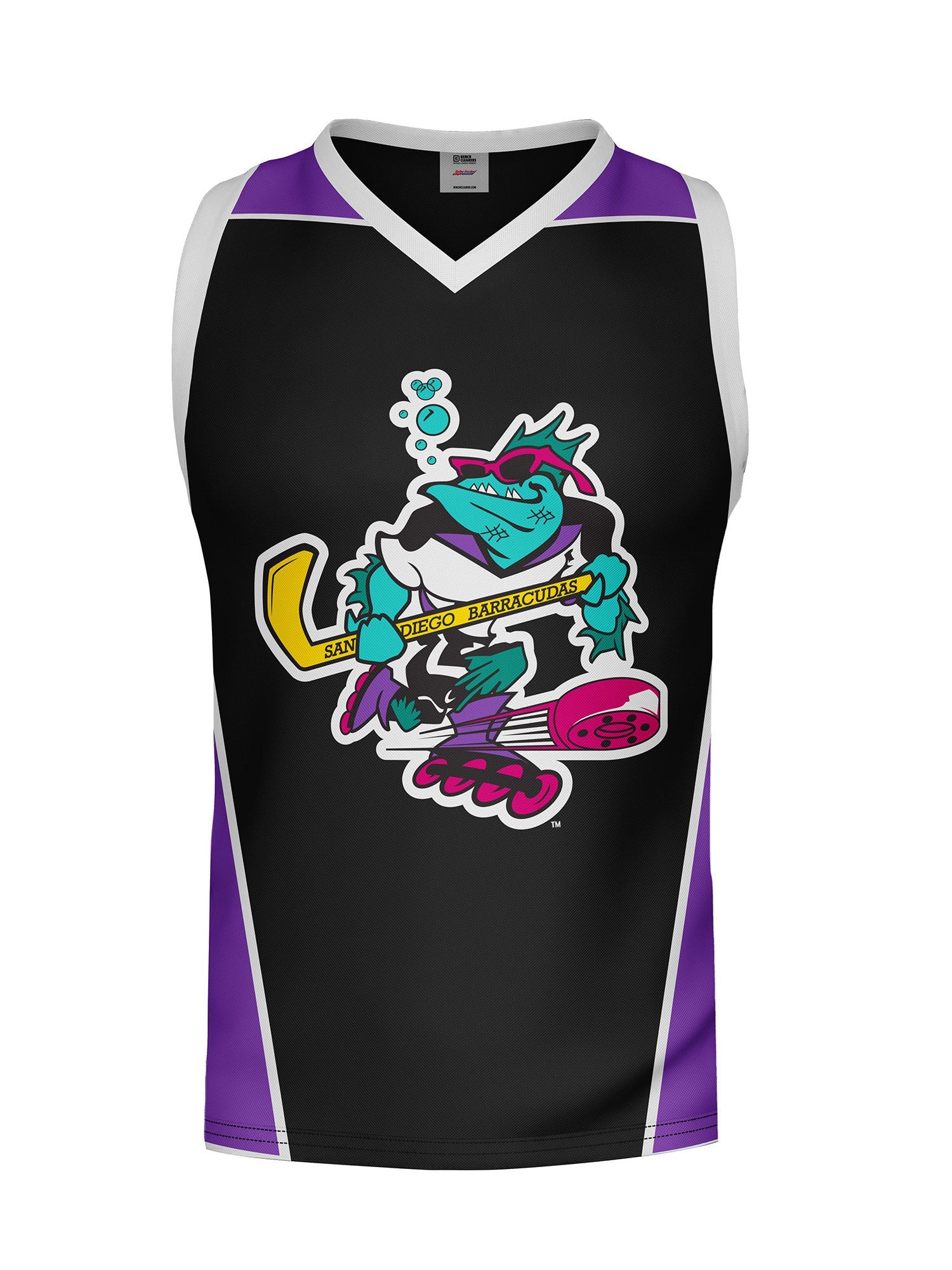 San Diego Barracudas Hockey Tank - 3D FRONT