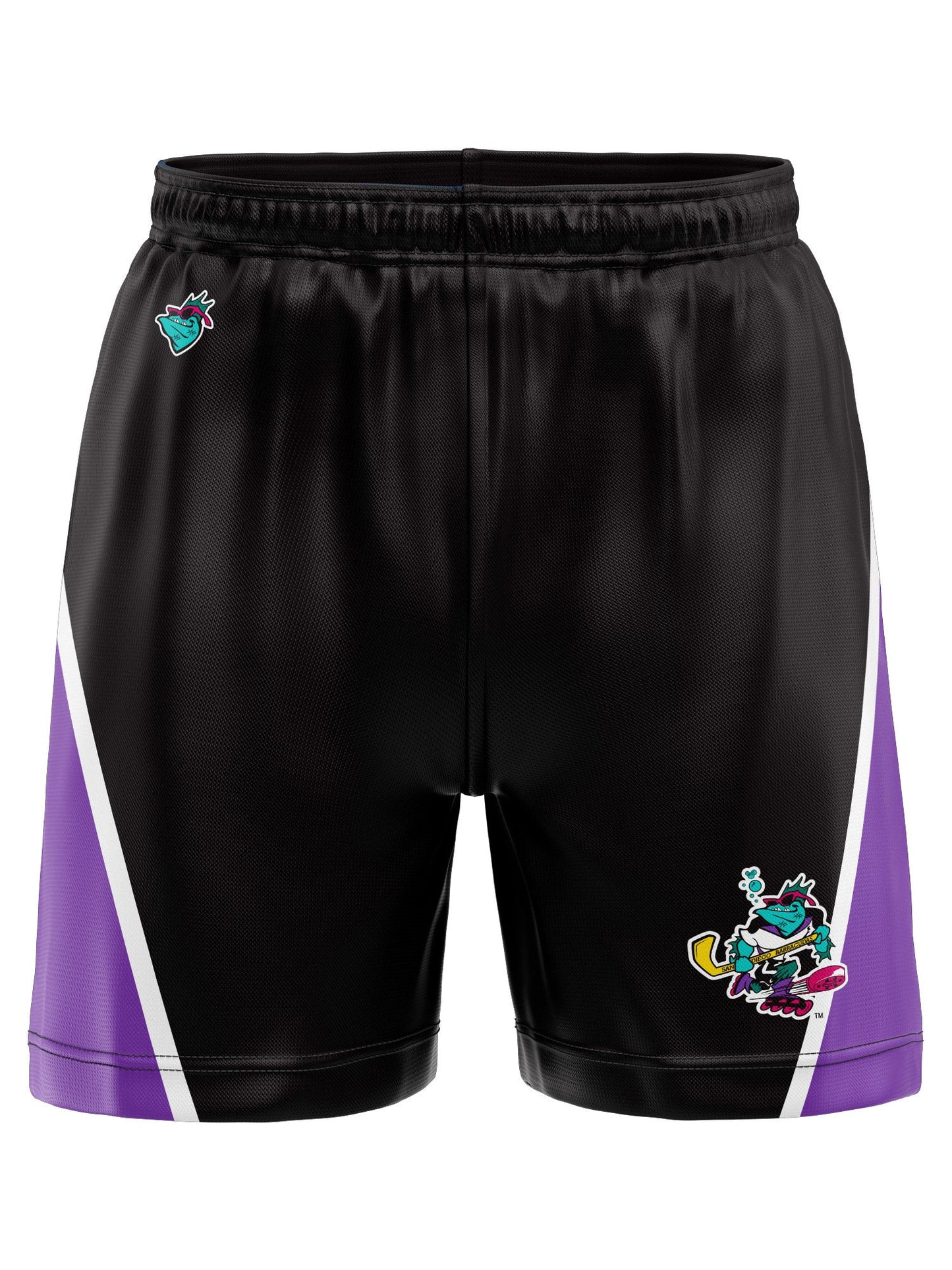 San Diego Barracudas Hockey Shorts - 3D