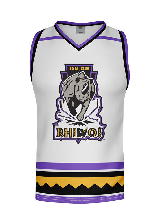 San Jose Rhinos Away Hockey Tank - 3D FRONT
