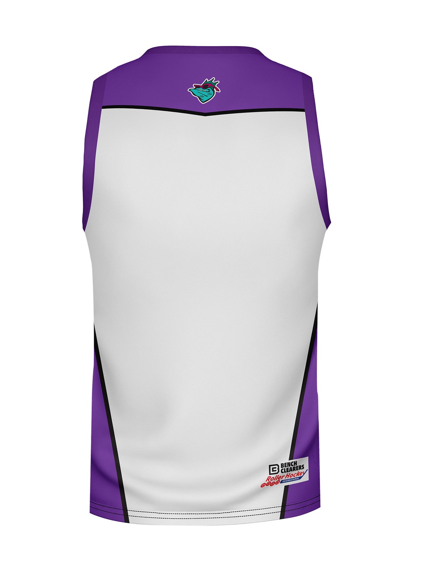 San Diego Barracudas Away Hockey Tank - 3D BACK