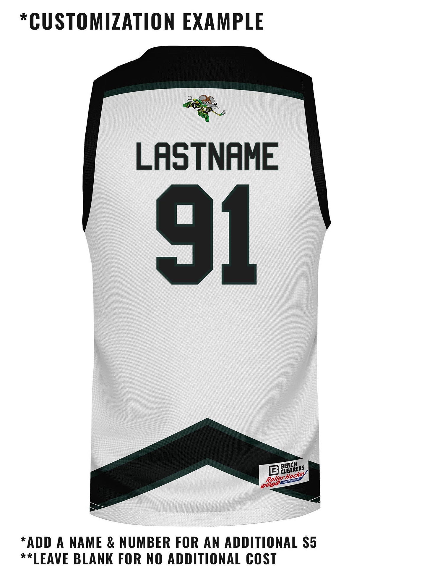 Sacramento River Rats Away Hockey Tank - CUSTOM BACK
