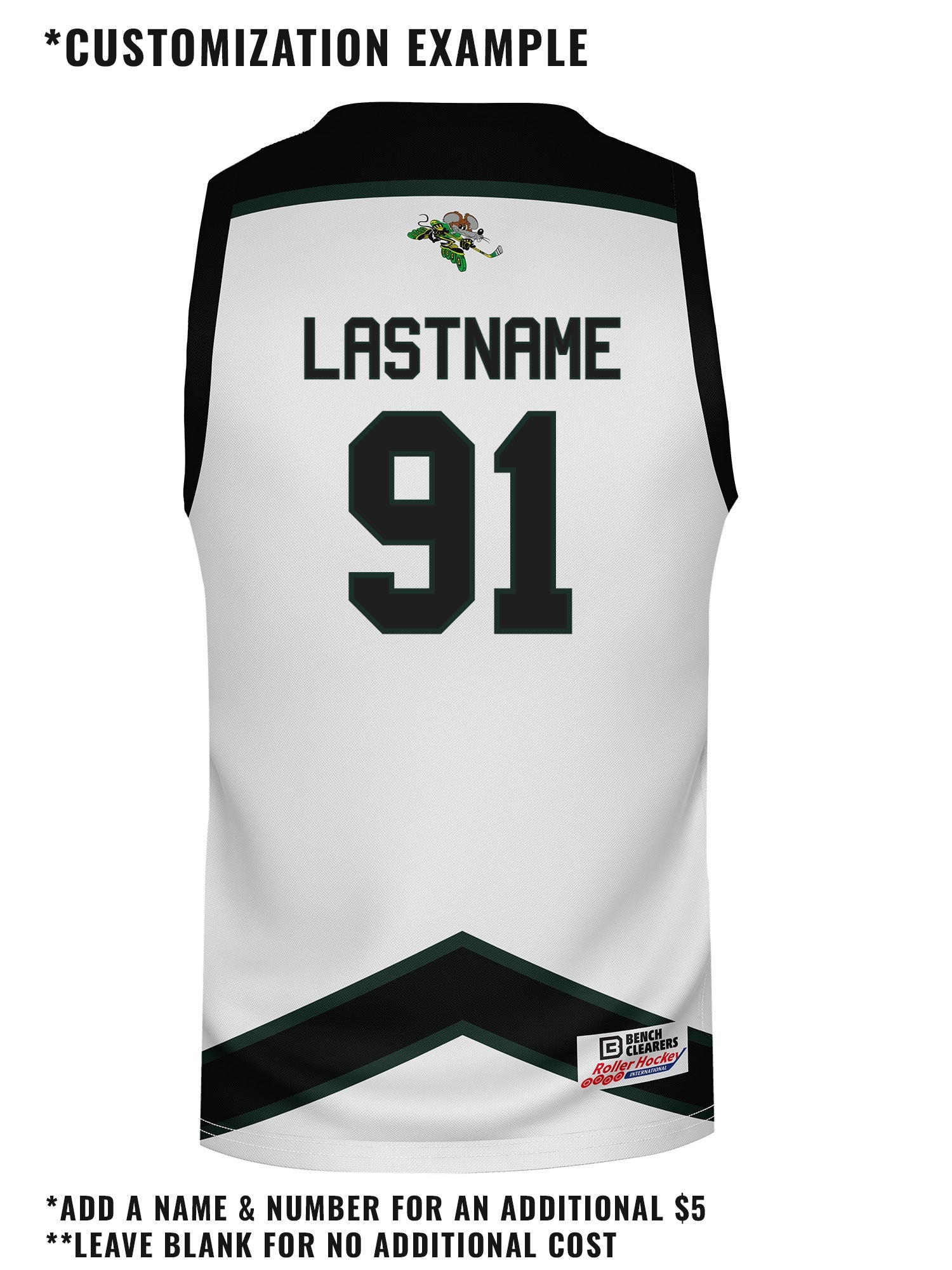 Sacramento River Rats Away Hockey Tank - CUSTOM BACK