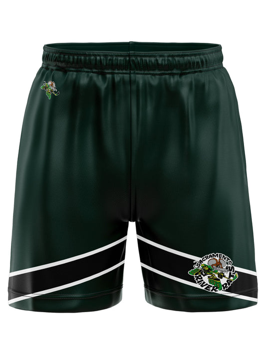 Sacramento River Rats Hockey Shorts - 3D