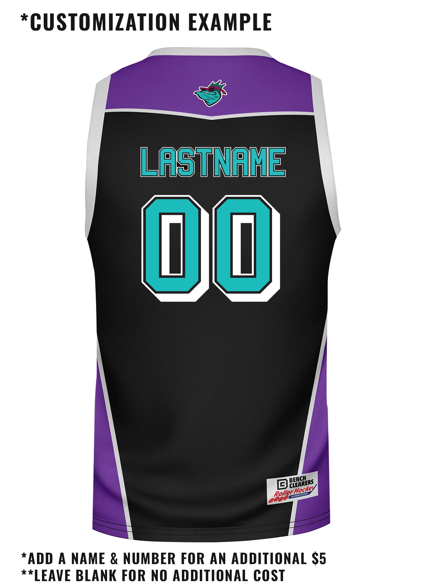 San Diego Barracudas Hockey Tank - CUSTOM BACK