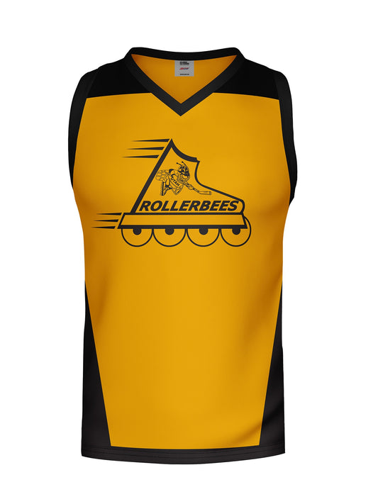 Utah Rollerbees Hockey Tank - 3D FRONT
