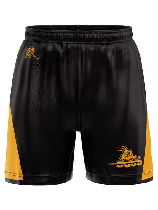 Utah Rollerbees Alternate Hockey Shorts - 3D