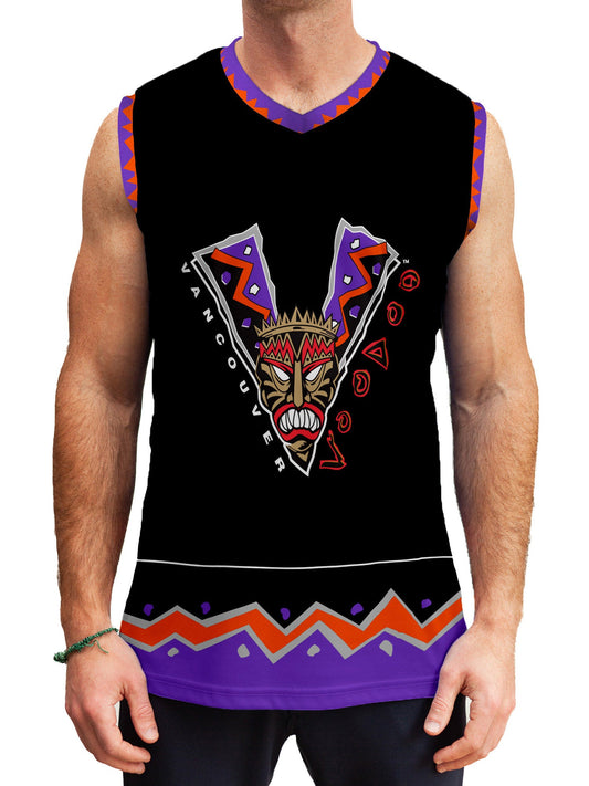 Vancouver Voodoo Hockey Tank - ON MODEL FRONT