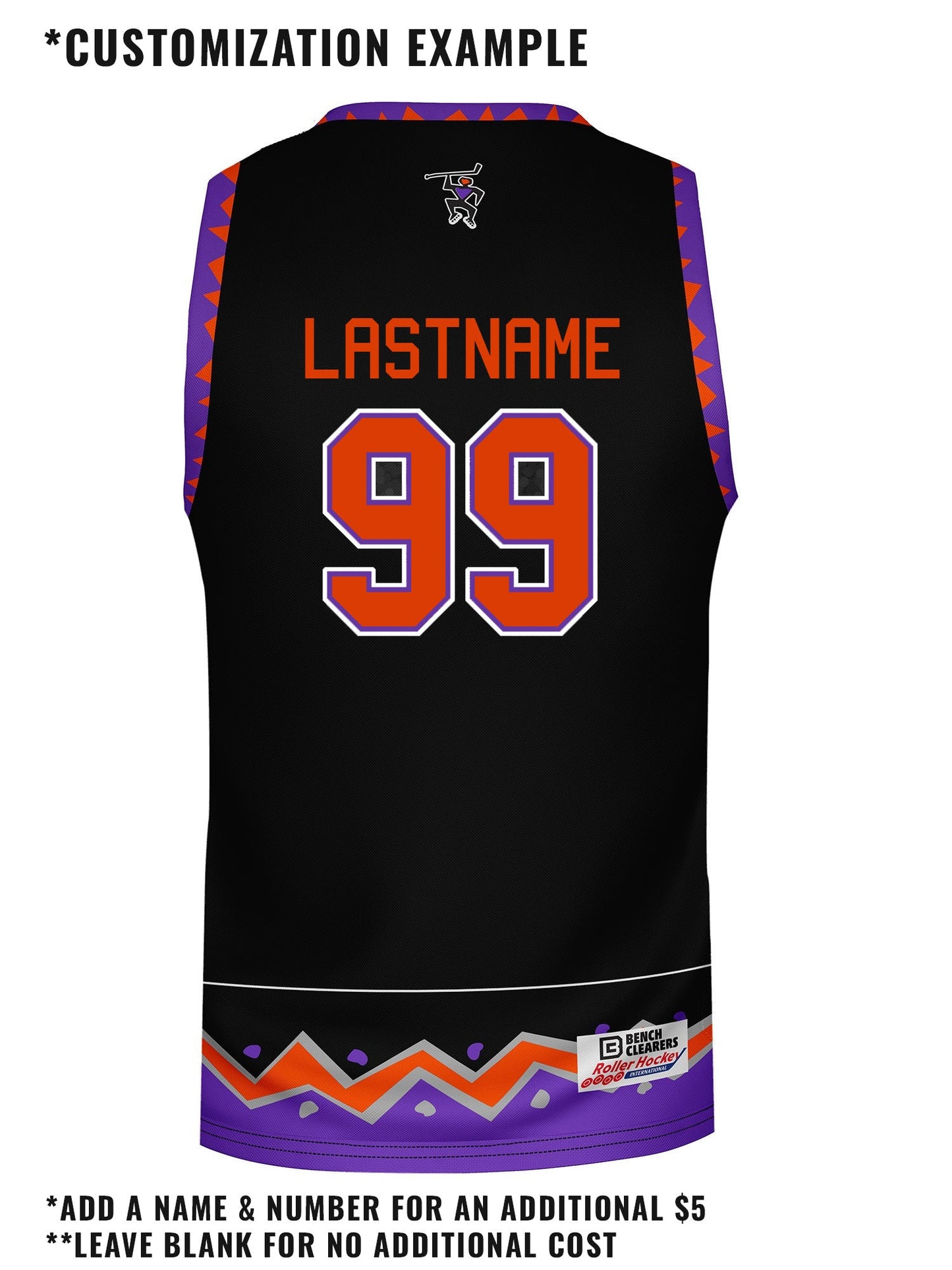 Vancouver Voodoo Hockey Tank - CUSTOM BACK
