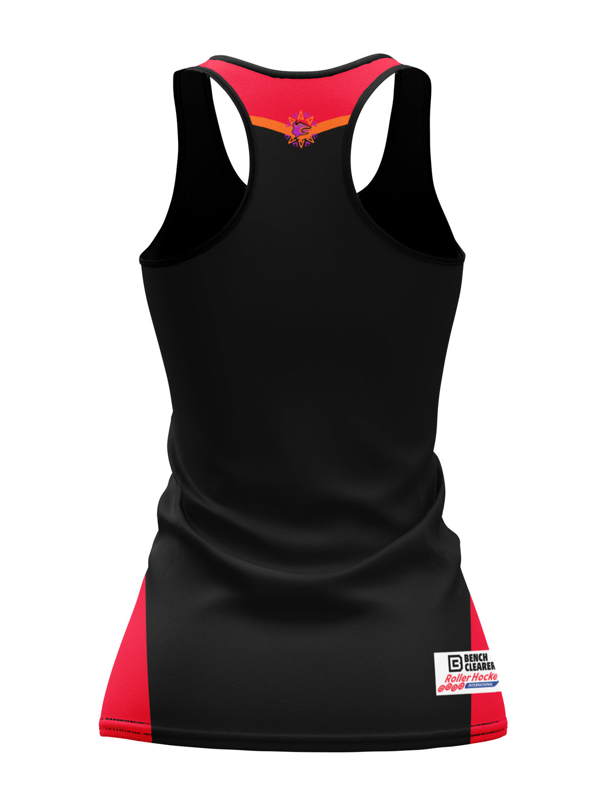 Bench Clearers Las Vegas Flash Women's Racerback Hockey Tank - 3D BACK